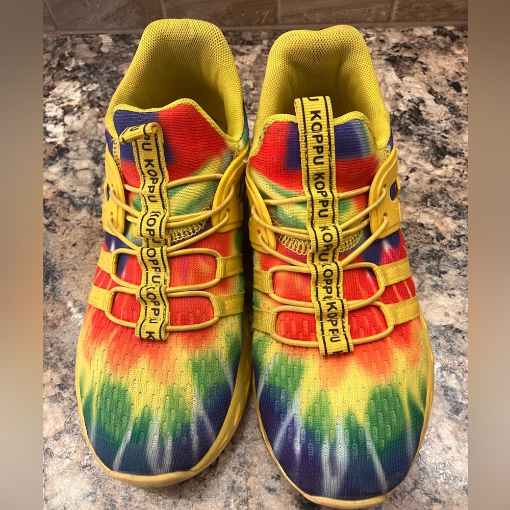 Vibrant Kids Sneakers with Rainbow Design
